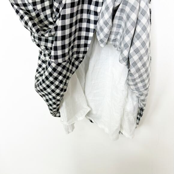 Nordstrom Little Girls Black and White Checkered Dress 8/10 - Picture 5 of 6